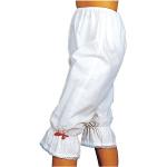 Weiße Buttinette Freizeithosen aus Leder für Damen Größe M Weite 38 zum Oktoberfest 