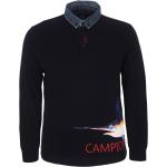 Reduzierte Marineblaue Maritime Campione Herrenpoloshirts & Herrenpolohemden aus Baumwolle für den für den Frühling 
