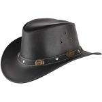Schwarze Scippis Cowboyhüte für Herren Größe XXS 