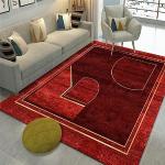 Rote Moderne Runde Runde Teppiche 300 cm 