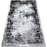 Schwarze Vintage Rechteckige Teppiche aus Textil 