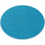 Blaue Runde Runde Teppiche 100 cm aus Polypropylen 
