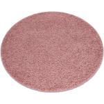 Pinke Runde Runde Teppiche 80 cm aus Textil 