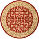 Rote Rustikale Rugvista Runde Runde Teppiche 250 cm aus Polypropylen 