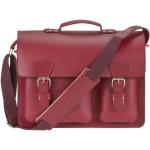 Rote Motiv Herrenlehrertaschen aus Leder mit Laptopfach 