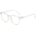 Weiße Runde Brillenfassungen für Damen 