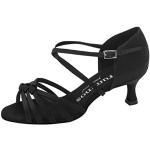Schwarze Elegante Rummos Tanzschuhe in Normalweite aus Veloursleder für Damen Größe 38,5 