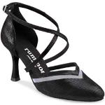 Schwarze Elegante Rummos Tanzschuhe in Normalweite aus Veloursleder für Damen Größe 38,5 