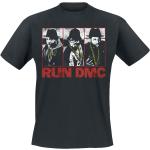 Run DMC T-Shirt - Photo Poster - S bis L - für Männer - Größe L - schwarz - Lizenziertes Merchandise