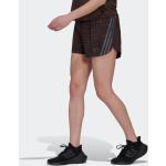 Reduzierte Schwarze Animal-Print adidas Damenshorts Größe M 