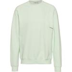 Mintgrüne Bio Nachhaltige Herrensweatshirts aus Baumwolle Größe M 