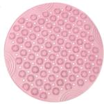 Reduzierte Pinke Runde Duschmatten & Duscheinlagen strukturiert aus Textil 