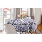Violette Abakuhaus Runde Runde Tischdecken 150 cm mit Mandala-Motiv aus Polyester 
