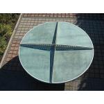 Runde Tischtennisplatte TTpur® aus Beton