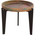 Bunte Shabby Chic Möbel Exclusive Runde Beistelltische Rund 39 cm lackiert Breite 0-50cm, Höhe 50-100cm, Tiefe 0-50cm 