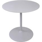 Weiße Moderne Rodario Runde Runde Tische 80 cm lackiert aus MDF Breite 50-100cm, Höhe 50-100cm, Tiefe 50-100cm 