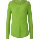 Grüne Fluffy Ears Rundhals-Ausschnitt Kaschmir-Pullover aus Wolle Handwäsche für Damen Größe XL für den für den Sommer 