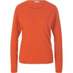 Orange Include Rundhals-Ausschnitt Kaschmir-Pullover mit Kürbis-Motiv aus Wolle maschinenwaschbar für Damen Größe XL 