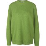 Reduzierte Grüne Include Rundhals-Ausschnitt Kaschmir-Pullover aus Wolle maschinenwaschbar für Damen Größe XL 
