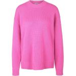 Reduzierte Pinke Include Rundhals-Ausschnitt Kaschmir-Pullover aus Wolle maschinenwaschbar für Damen Größe L 