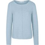 Hellblaue Oui Rundhals-Ausschnitt Rundhals-Pullover aus Baumwolle maschinenwaschbar für Damen Größe L für den für den Herbst 