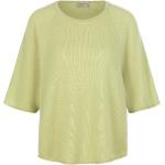 Reduzierte Pistaziengrüne Include Rundhals-Ausschnitt Kaschmir-Pullover aus Wolle maschinenwaschbar für Damen Größe XL 