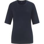 Marineblaue Halblangärmelige Joop! T-Shirts mit Vogel-Motiv aus Baumwolle maschinenwaschbar für Damen Größe XS 