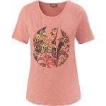 Rosa Halblangärmelige MYBC T-Shirts mit Glitzer aus Jersey maschinenwaschbar für Damen Größe XL 