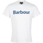 Reduzierte Weiße Halblangärmelige Barbour T-Shirts aus Baumwolle maschinenwaschbar für Herren 