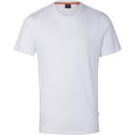 Weiße Halblangärmelige HUGO BOSS BOSS T-Shirts aus Baumwolle maschinenwaschbar für Herren für den für den Sommer 
