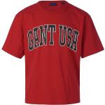 Reduzierte Rote Halblangärmelige Gant T-Shirts aus Jersey maschinenwaschbar für Herren 