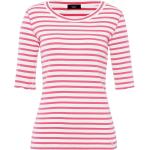 Pinke Halblangärmelige Marc Cain T-Shirts aus Baumwolle maschinenwaschbar für Damen Größe XS 