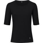 Schwarze Halblangärmelige Bogner T-Shirts aus Baumwolle maschinenwaschbar für Damen Größe L 