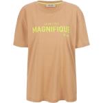 Reduzierte Dunkelbeige Halblangärmelige Mos Mosh T-Shirts aus Baumwolle maschinenwaschbar für Damen Größe M 