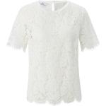 Offwhitefarbene Halblangärmelige Peter Hahn T-Shirts aus Polyamid maschinenwaschbar für Damen Größe M 