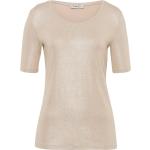 Goldene Nachhaltige Halblangärmelige UTA RAASCH T-Shirts aus Viskose maschinenwaschbar für Damen Größe XL 