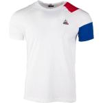 Weiße Le Coq sportif T-Shirts für Herren für den für den Sommer 