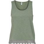 Khakifarbene ONLY T-Shirts aus Baumwolle für Damen für den für den Sommer 