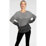 Graue Color Blocking ONLY Rundhals-Ausschnitt Damenlongpullover & Damenlongpullis Größe S für den für den Herbst 