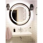 Schwarze Runde Spiegel mit Durchmesser 80 cm, Trends 2024, Günstig online  kaufen
