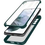 Grüne Samsung Galaxy S21 5G Hüllen Art: Bumper Cases durchsichtig aus Silikon 