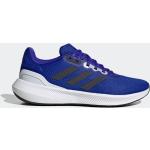 Blaue adidas Runfalcon Herrenlaufschuhe mit Schnürsenkel in Normalweite aus Textil atmungsaktiv Größe 49,5 