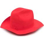 Reduzierte Rote Bestickte Ruslan Baginskiy Trilbies & Fedora-Hüte aus Filz für Damen Größe M 