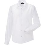 Weiße Langärmelige Russell Hobbs Bügelfreie Kinderhemden aus Baumwolle Größe 50 