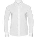 Russell Collection Klassische Oxford Bluse Langarm 3XL/white 3XL