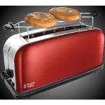 RUSSELL HOBBS Toaster "Colours Plus+ Flame Red 21391-56" rot (flame red)