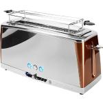 RUSSELL HOBBS Toaster Luna Copper Accents 24310-56, 1 langer Schlitz, für 2 Scheiben, 1420 W, braun