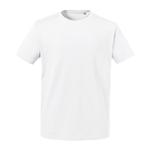 Marineblaue Gesteppte Russell Athletic Bio T-Shirts aus Baumwolle enganliegend für Herren Größe L 