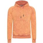 Reduzierte Orange Rusty Neal Herrensweatshirts aus Baumwolle mit Kapuze Größe XXL 