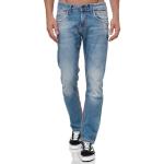 Reduzierte Blaue Casual Rusty Neal Straight Leg Jeans aus Denim für Herren Größe XXL für Partys für den für den Sommer 